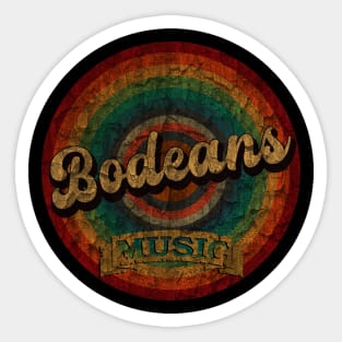 bodeans // Design On tshirt Sticker